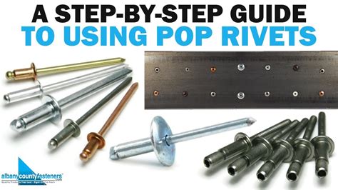 how to use rivets on sheet metal|using a pop rivet tool.